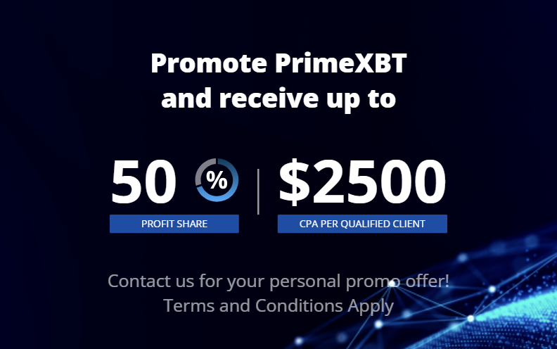 PrimeXBT partner program.